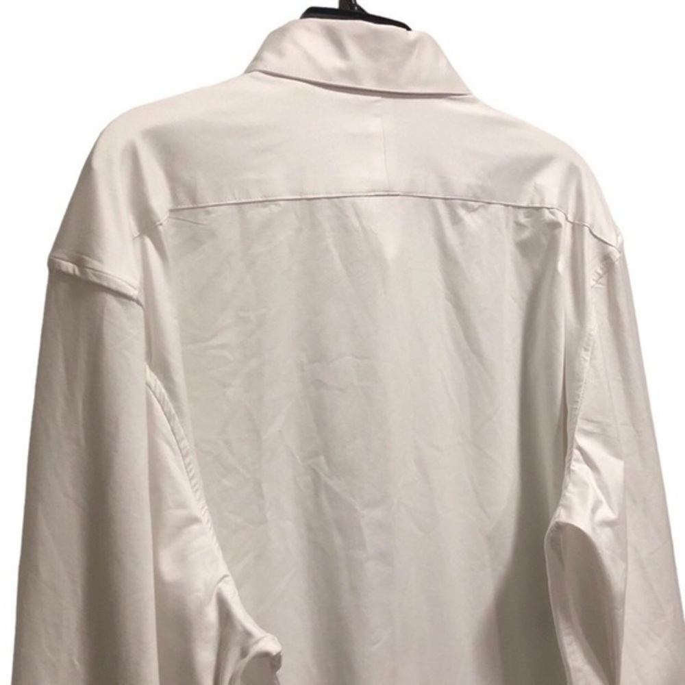 Soft Cloth Button Front Collared Dress Shirt - Picture 11 of 11